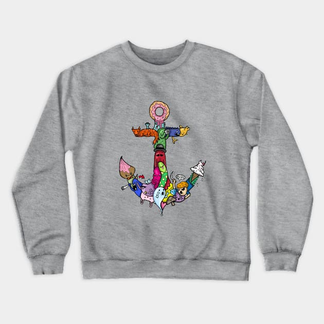 anchor Crewneck Sweatshirt by ybalasiano